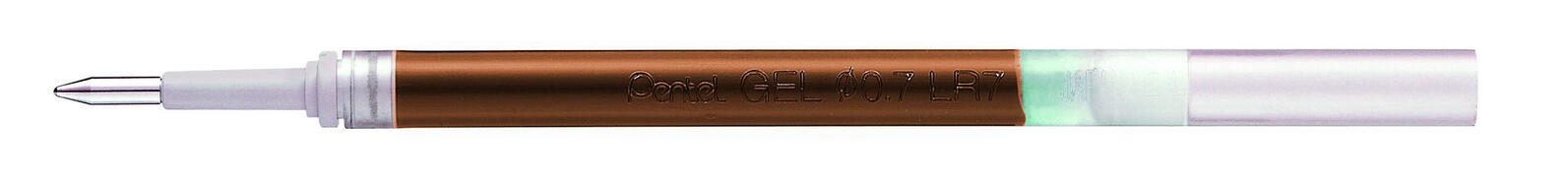 Pentel EnerGel LR7 Gelschreiberminen 0.35 mm Braun