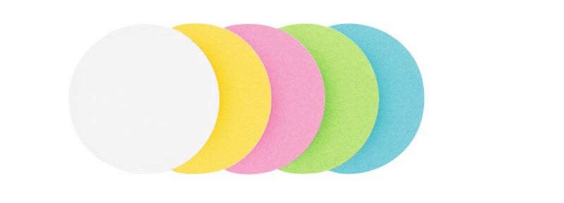 Legamaster Moderationskarten Ø 14,0 cm weiß, gelb, rosa, grün, hellblau