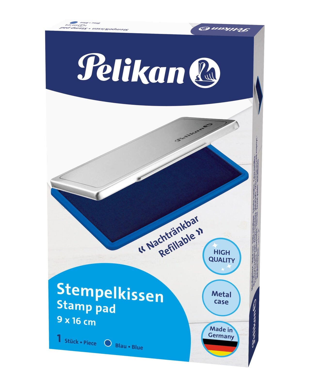 Pelikan Stempelkissen 16,0 x 9,0 cm blau