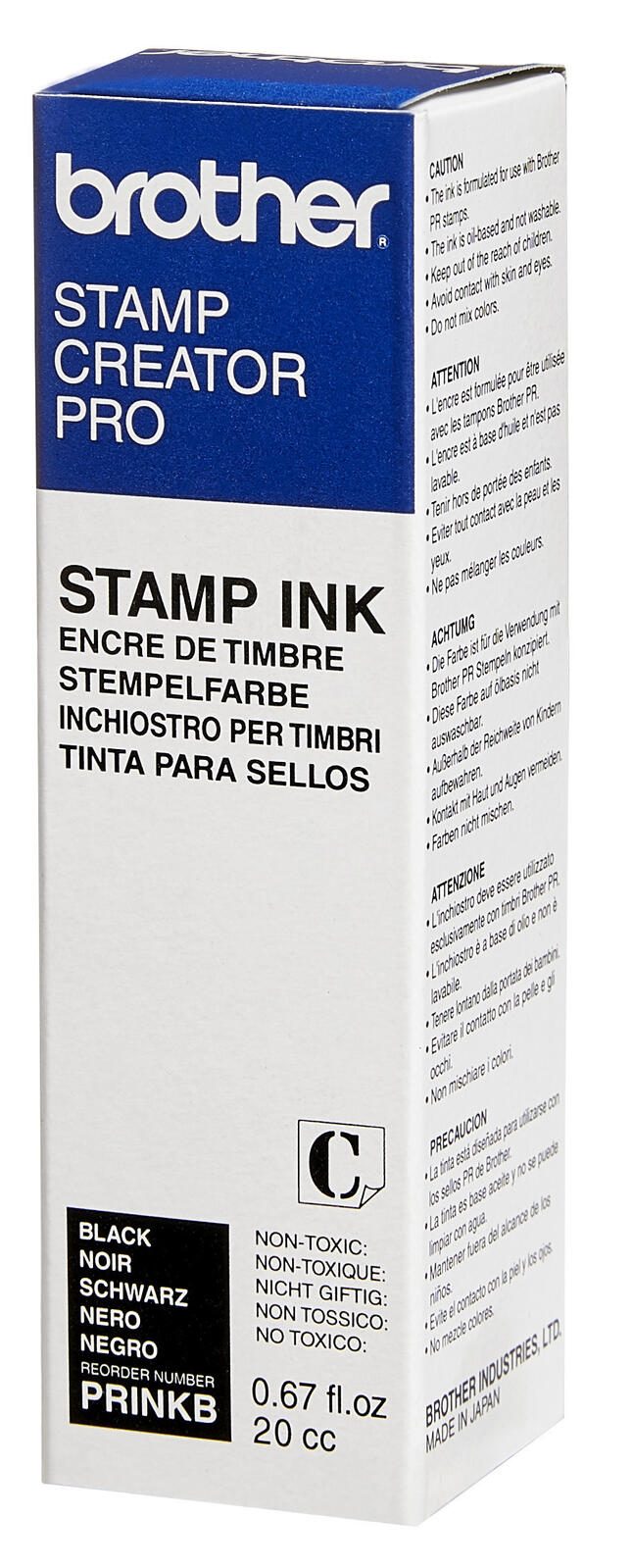 Brother PR-INK B Stempelfarbe schwarz