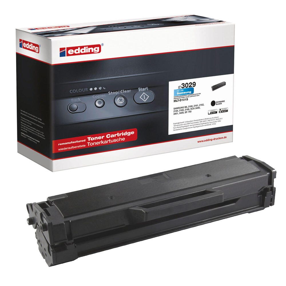 edding Toner EDD-3029 schwarz kompatibel zu SAMSUNG MLT-D101S (SU696A)