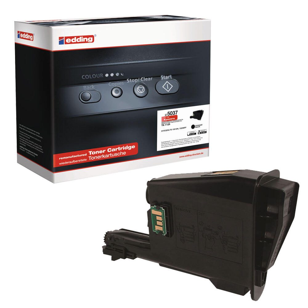 edding Toner EDD-5037 schwarz kompatibel zu KYOCERA TK-1125