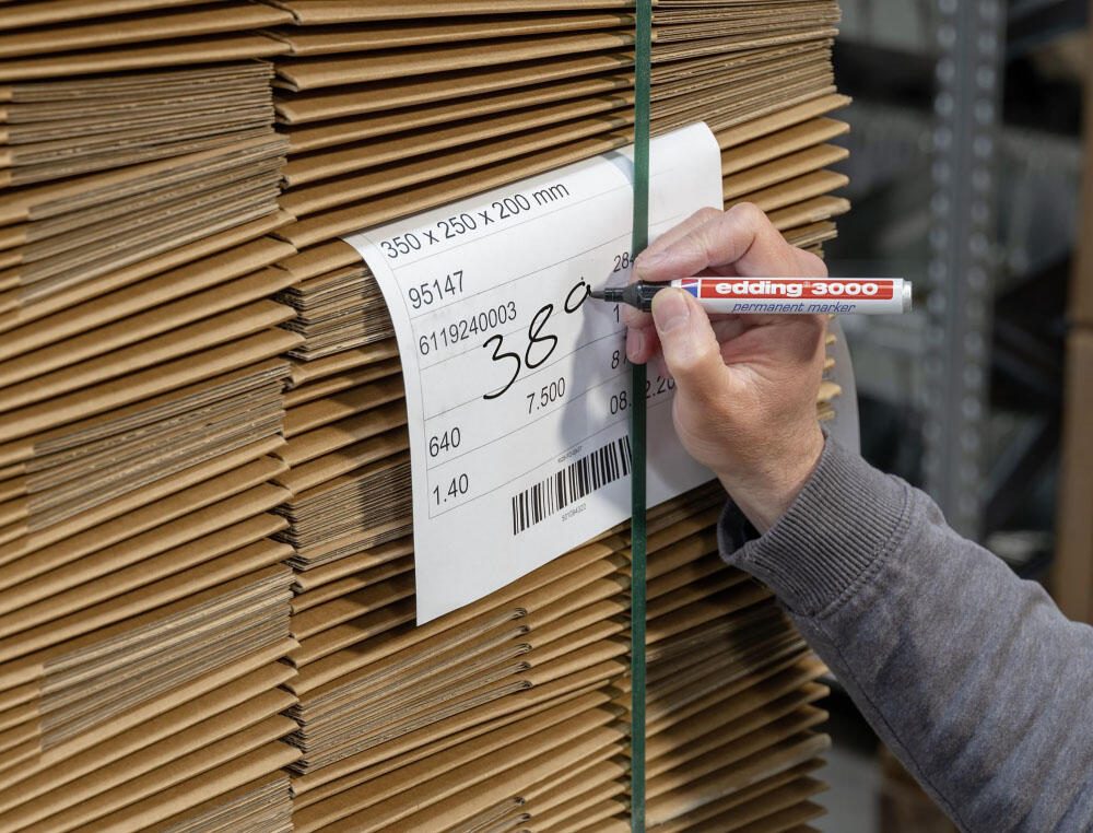 edding Permanentmarker 1.5 - 3.0 mm Gelb