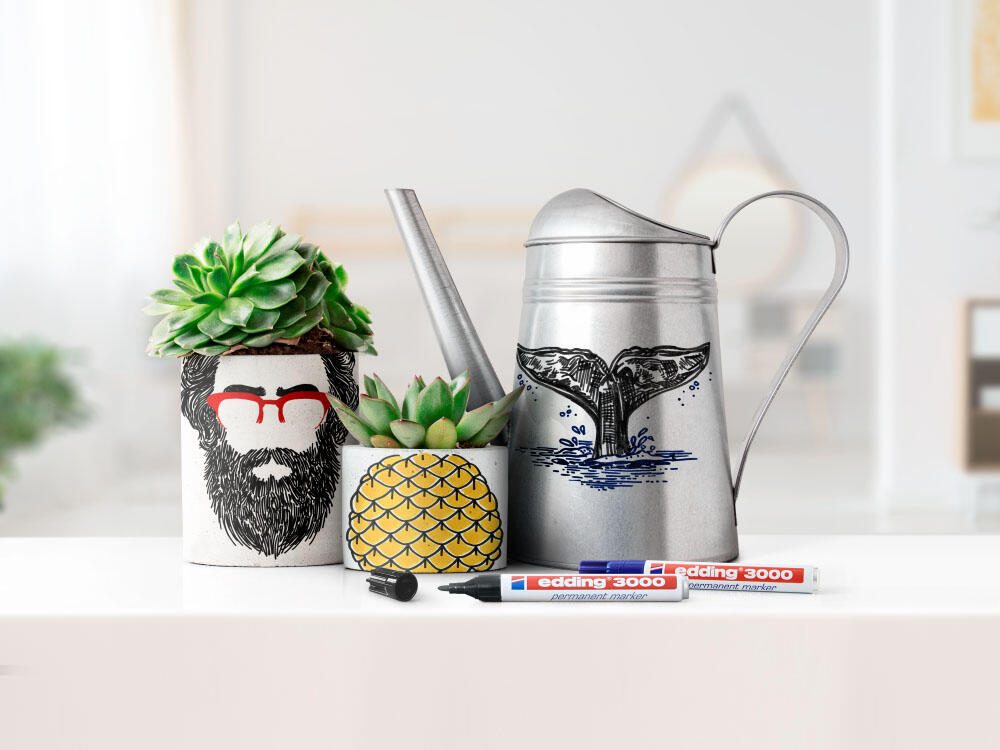 edding Permanentmarker 1.5 - 3.0 mm Gelb