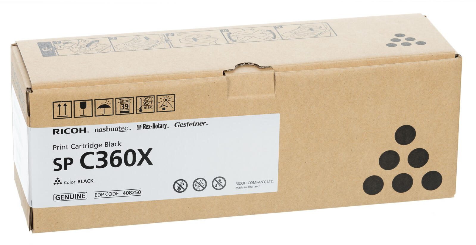 RICOH Original Toner SP C360X schwarz