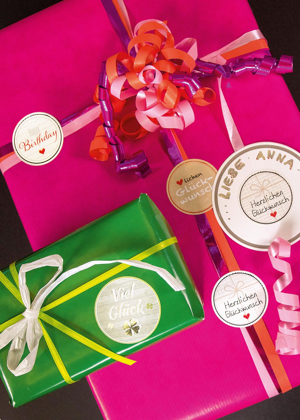 AVERY Zweckform Aufkleber Herzlichen Glückwunsch