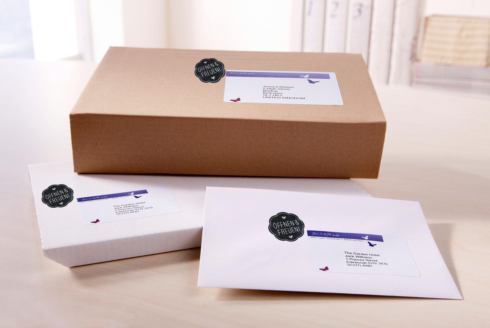 AVERY Zweckform Aufkleber Öffnen&Freuen