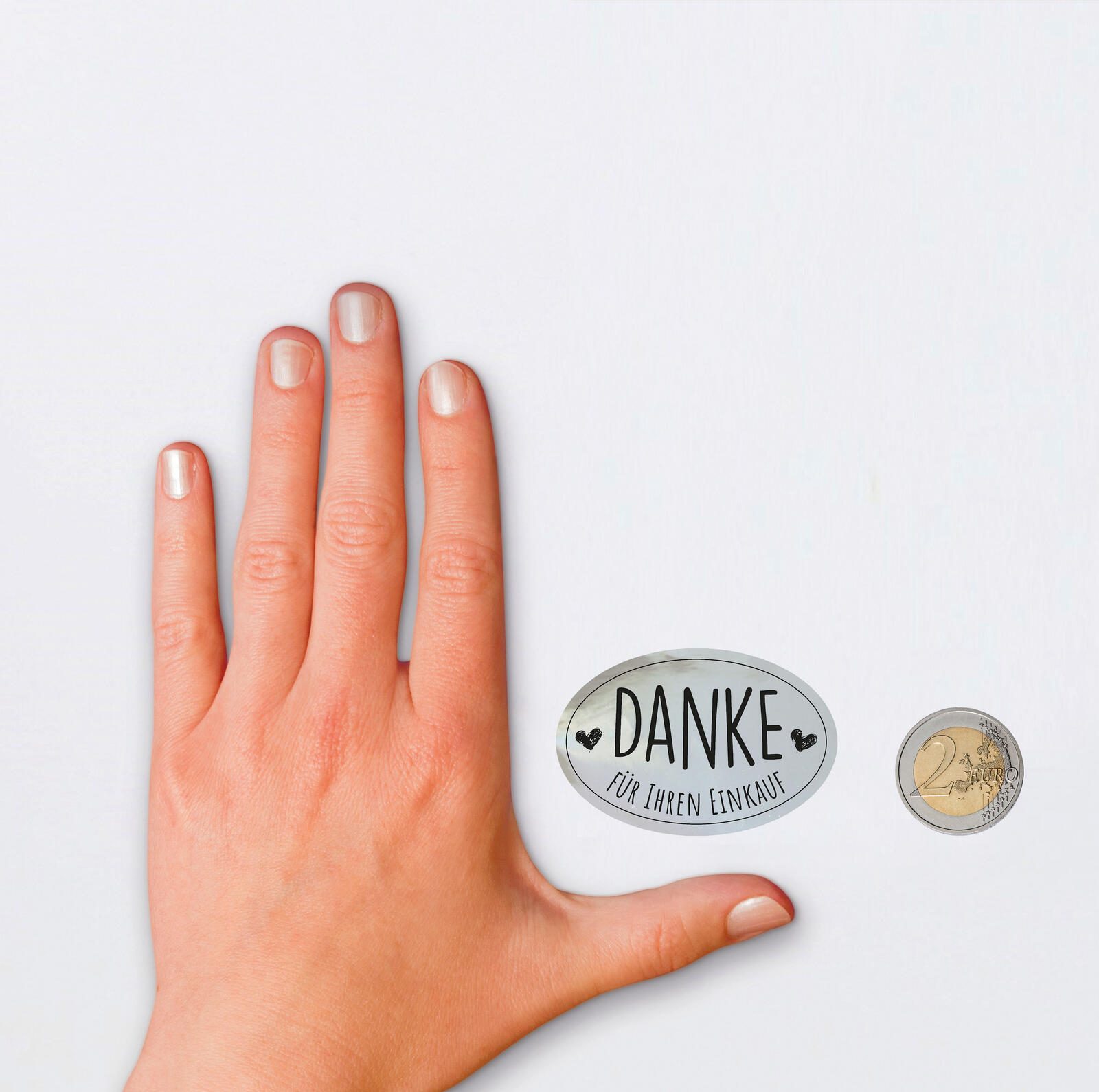 AVERY Zweckform Aufkleber Danke für Ihren Einkauf