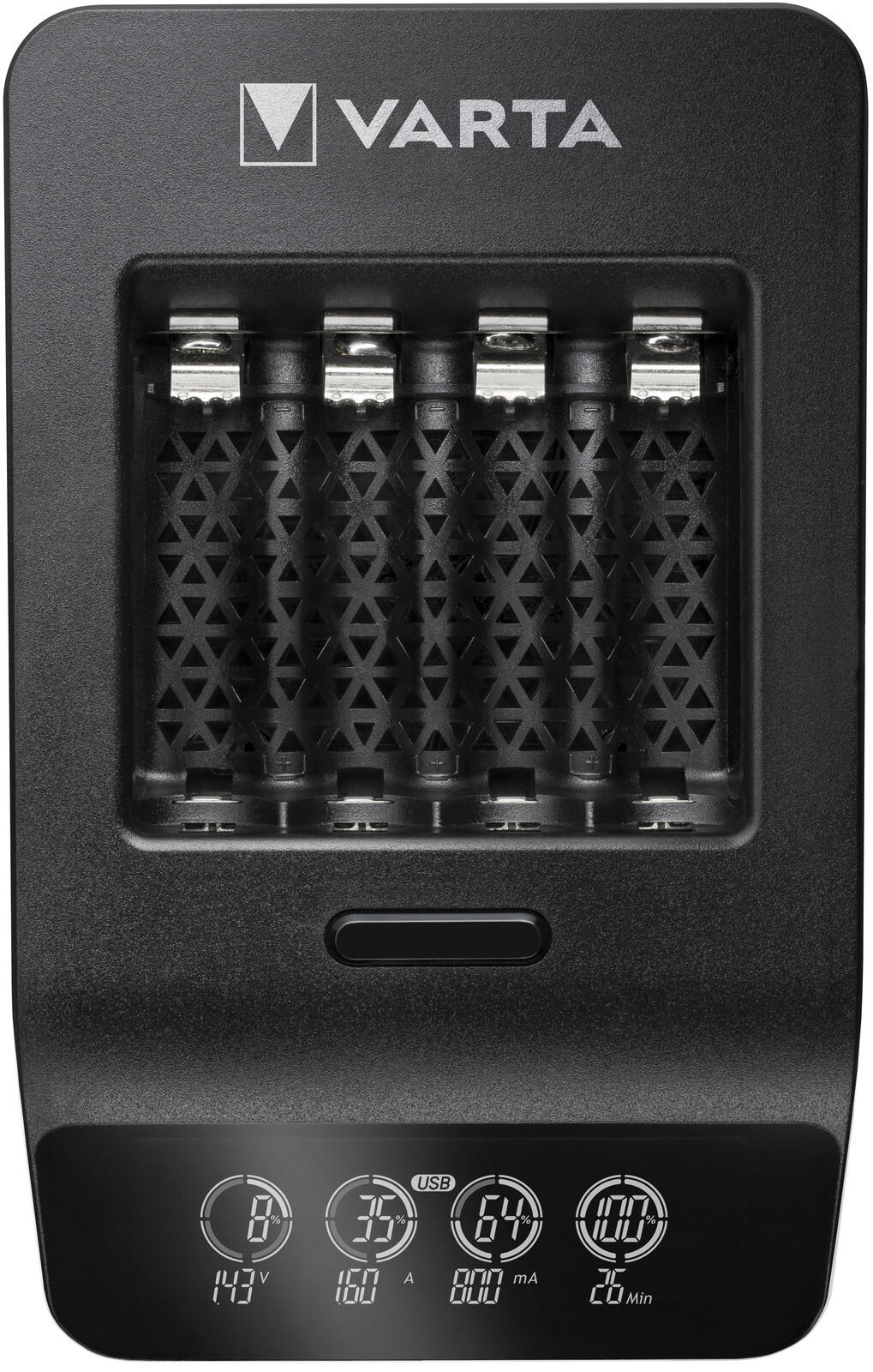 VARTA Akku-Ladegerät inkl. Akkus LCD Smart Charger+