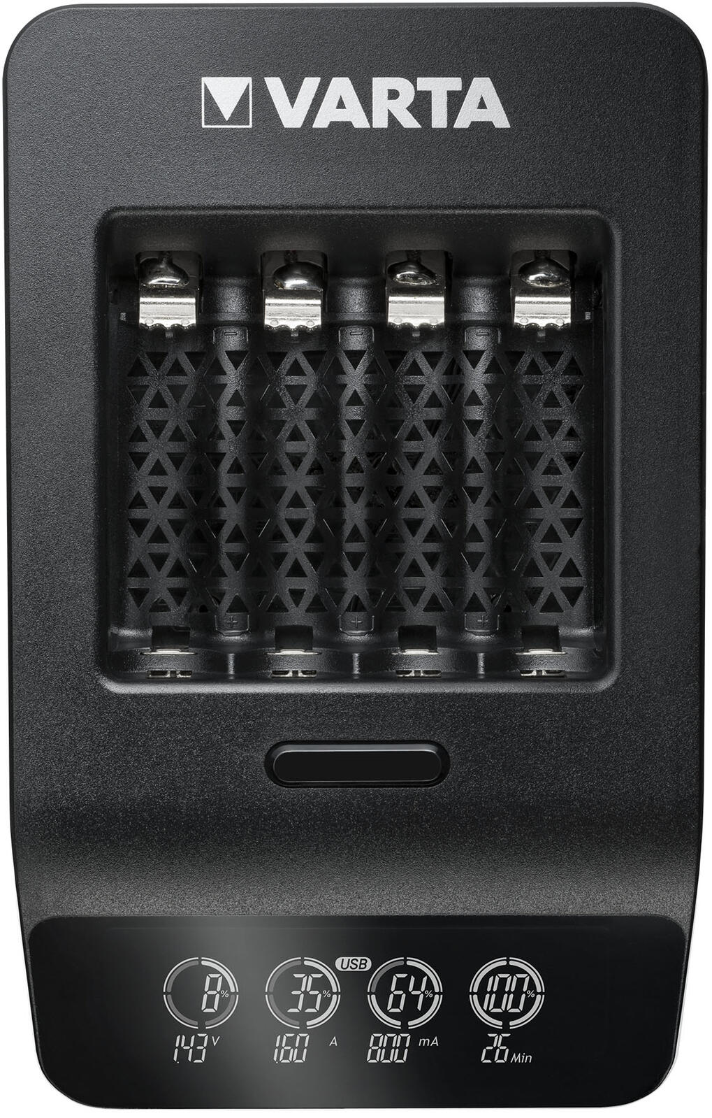 VARTA Akku-Ladegerät inkl. Akkus LCD Smart Charger+