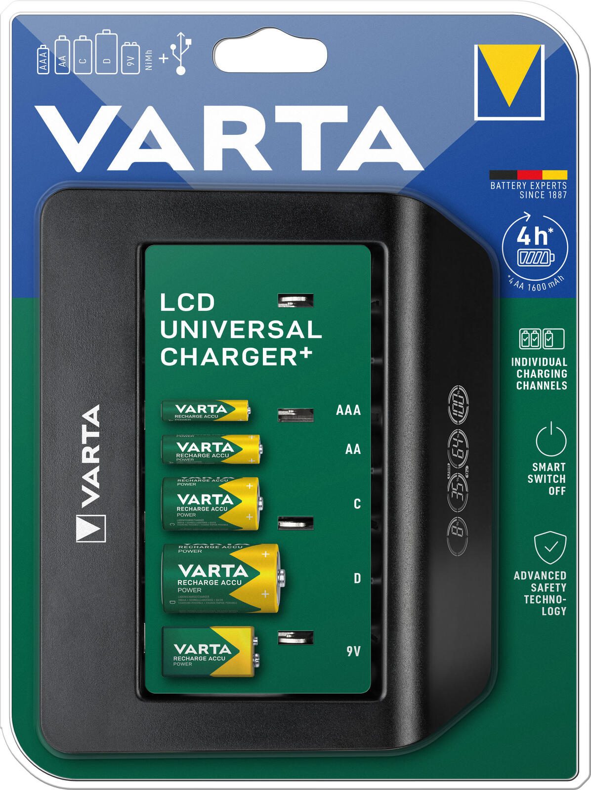 VARTA Akku-Ladegerät Universal Charger+