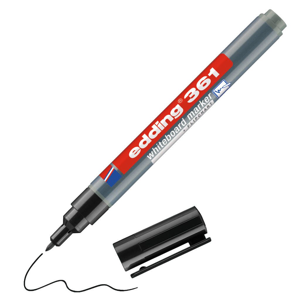 edding 361 Whiteboard-Marker 1.0 mm Schwarz