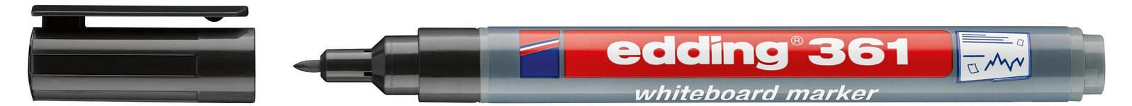 edding 361 Whiteboard-Marker 1.0 mm Schwarz