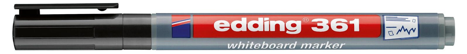 edding 361 Whiteboard-Marker 1.0 mm Schwarz