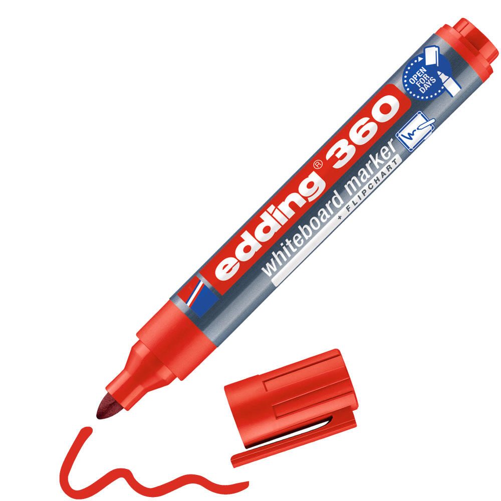 edding 360 Whiteboard-Marker 1.5 - 3.0 mm Rot