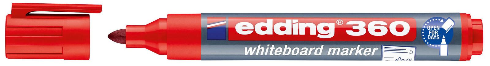 edding 360 Whiteboard-Marker 1.5 - 3.0 mm Rot
