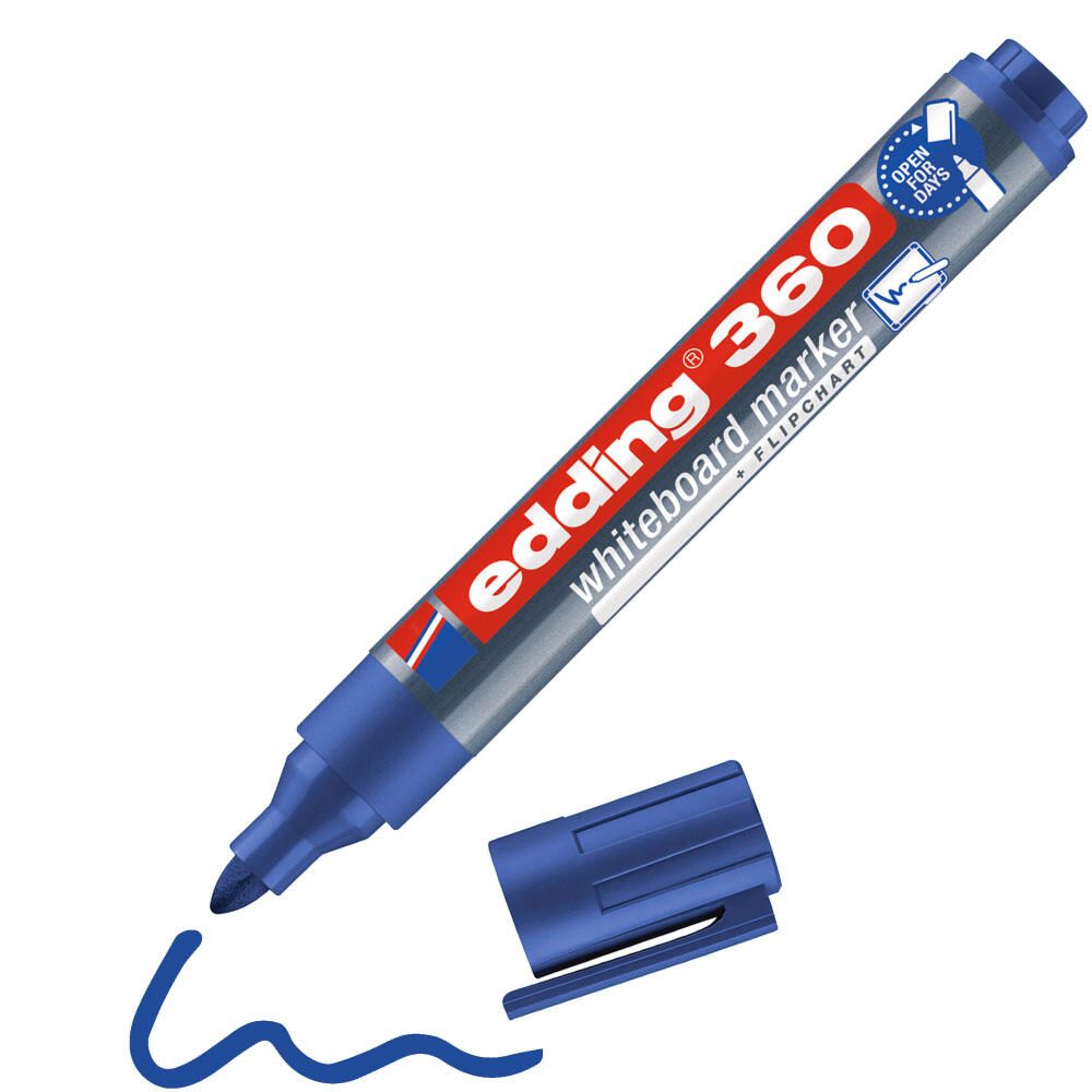 edding 360 Whiteboard-Marker 1.5 - 3.0 mm Blau