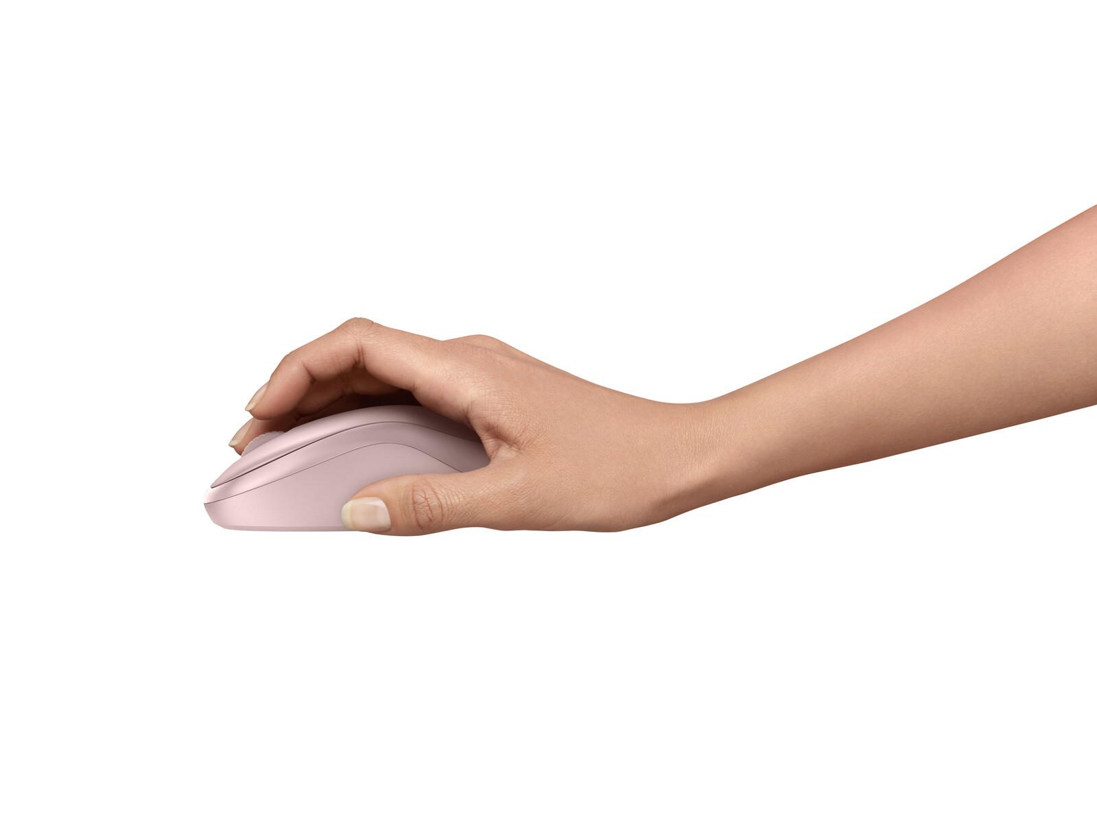 Logitech M220 Silent Maus kabellos rose
