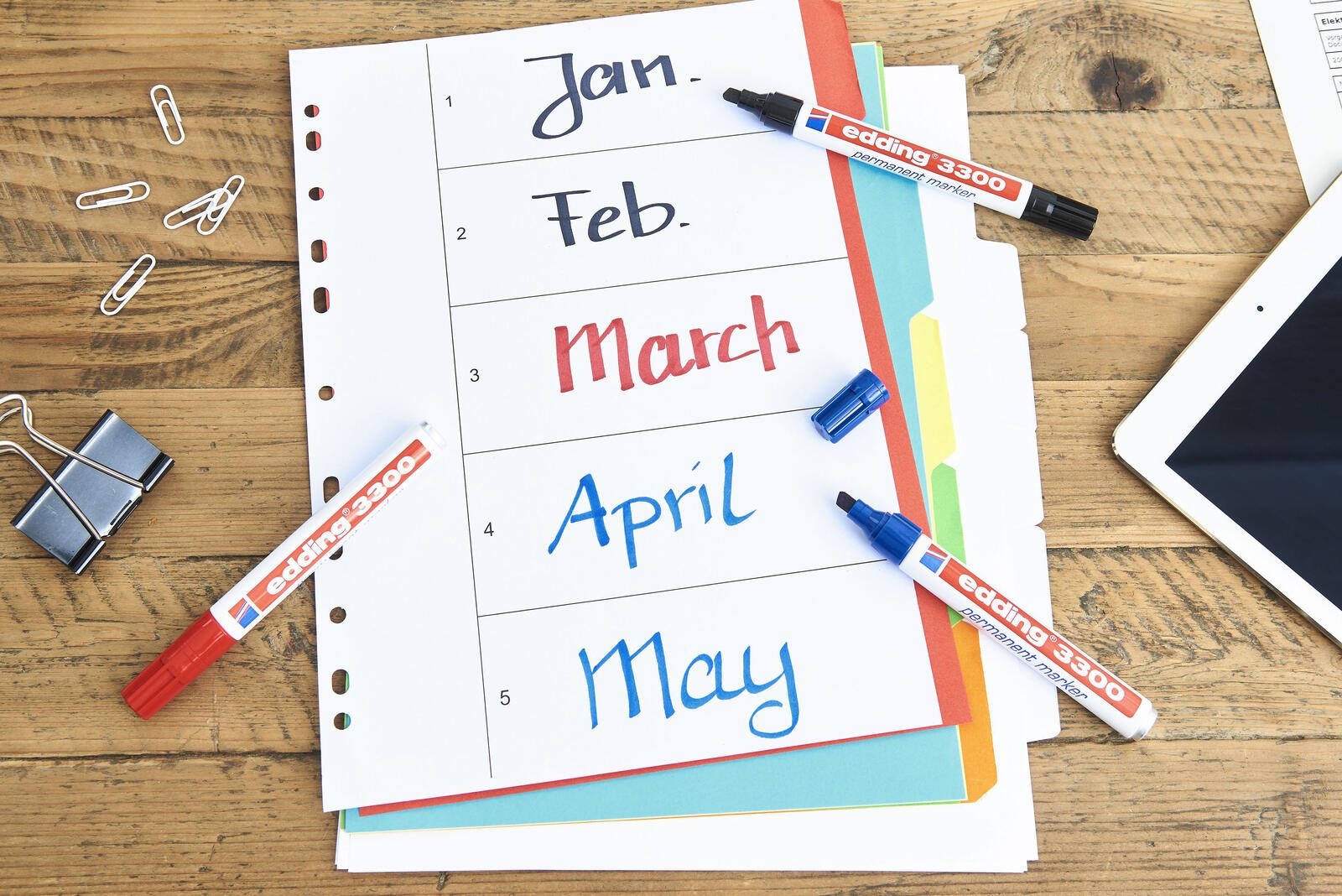 edding Permanentmarker 1.0 - 5.0 mm Mehrfarbig