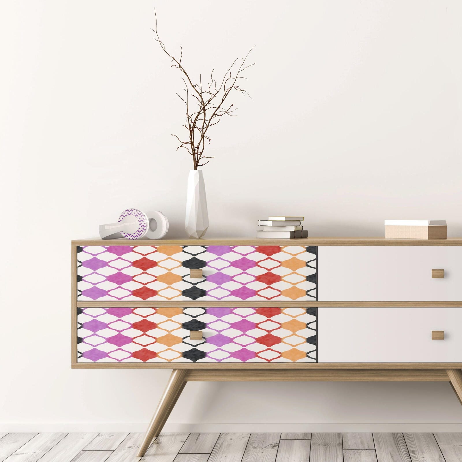 Edding Permanentmarker fs 5St Permanentmarker orange, pink, rotviolett, schwarz, rot 1.5 - 3.0 mm