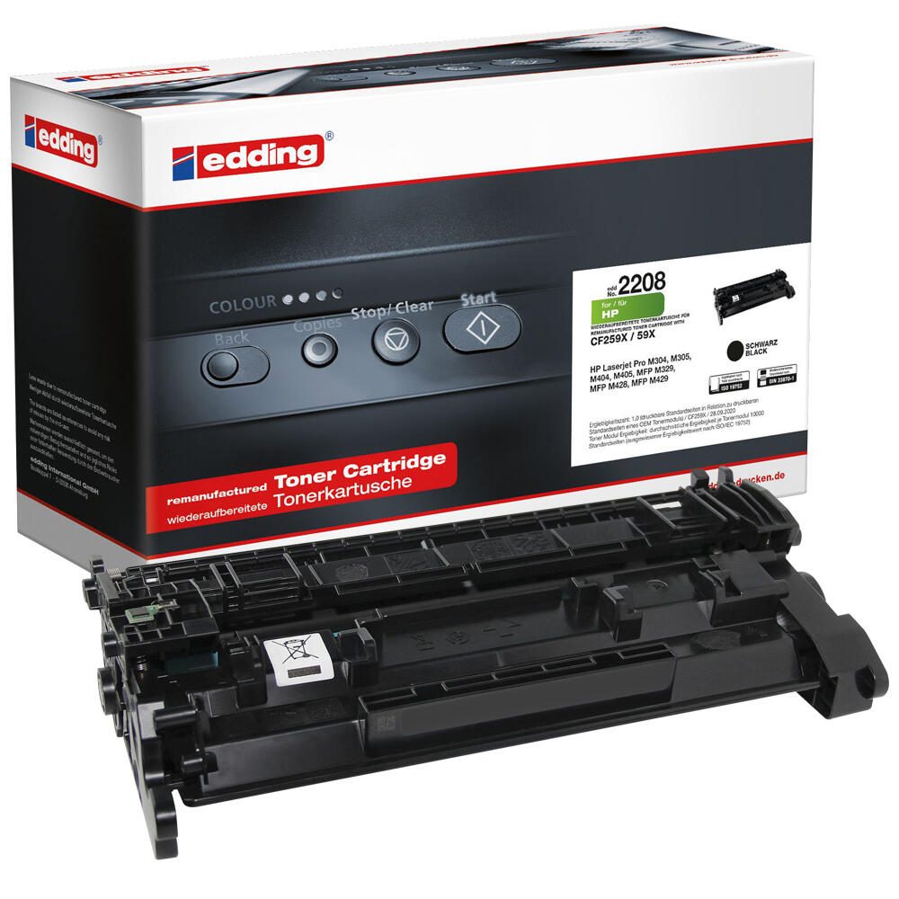 edding Toner EDD-2208 schwarz kompatibel zu HP 59X (CF259X)