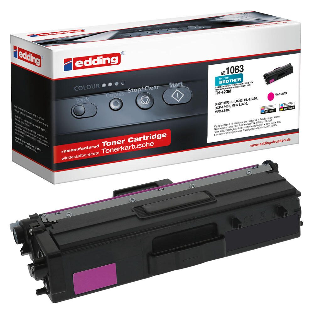 edding Toner EDD-1083 magenta kompatibel zu brother TN-423M