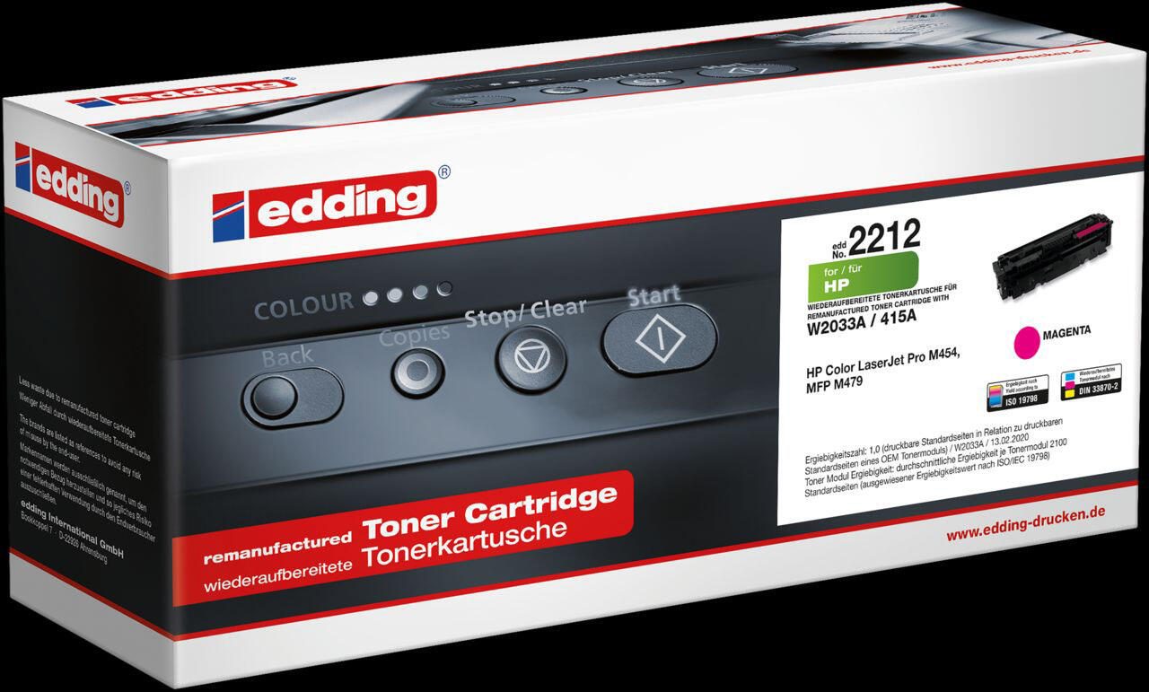 edding Toner EDD-2212 magenta kompatibel zu HP 415A (W2033A)