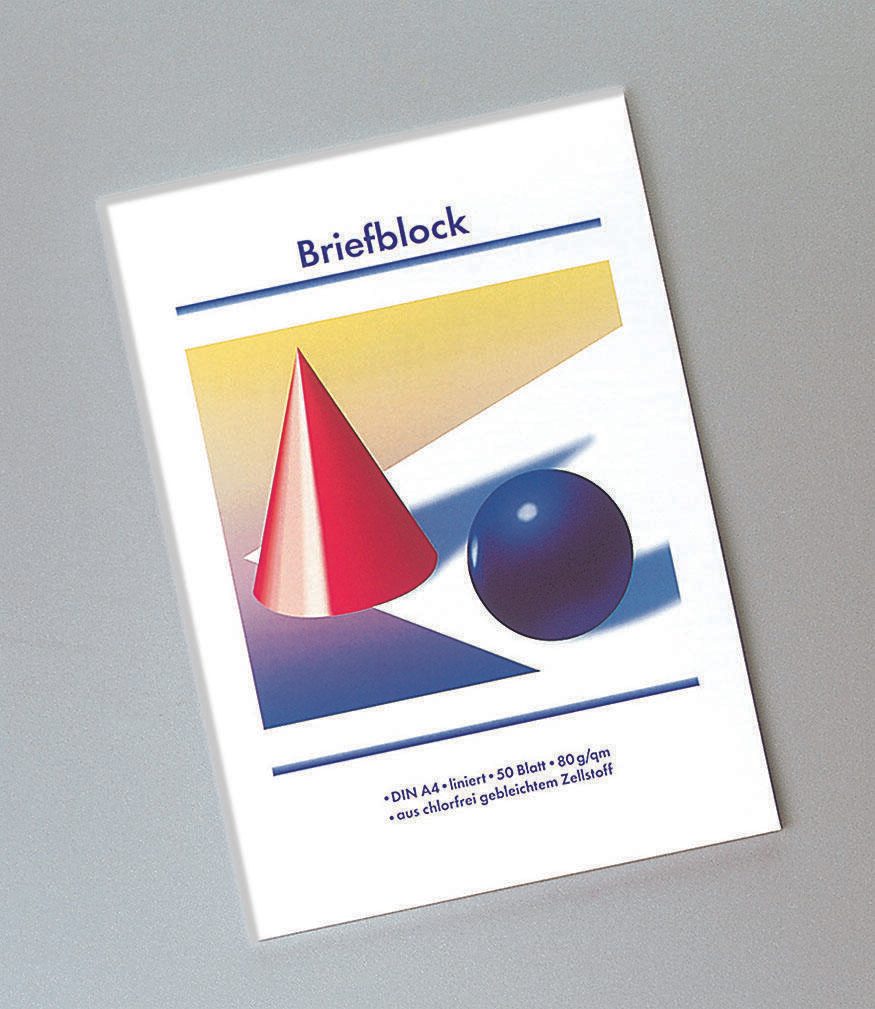Briefblöcke DIN A4 liniert