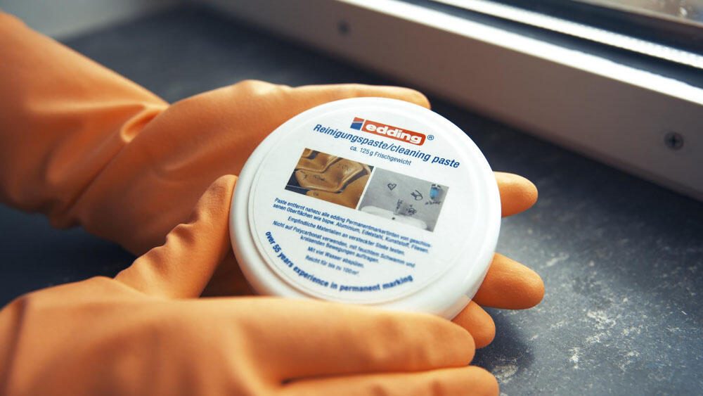 edding Reinigungspaste weiß