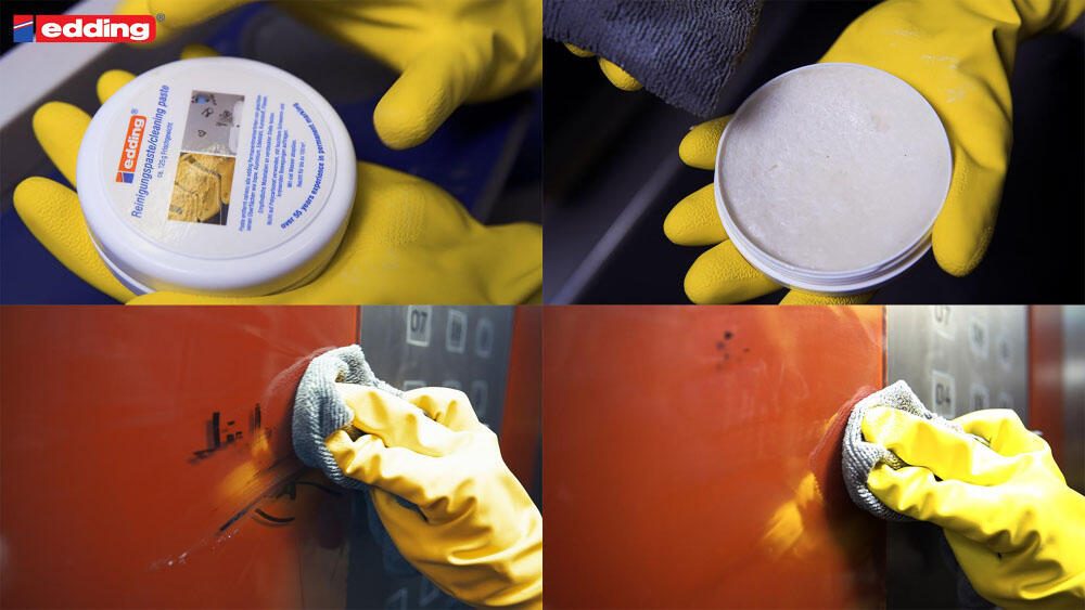 edding Reinigungspaste weiß