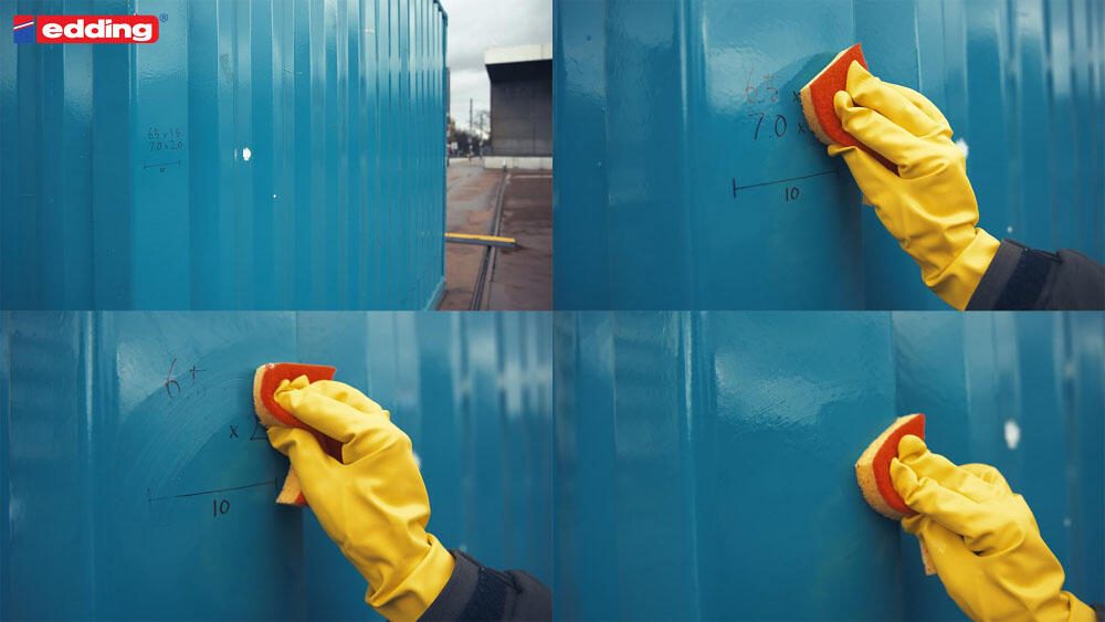 edding Reinigungspaste weiß