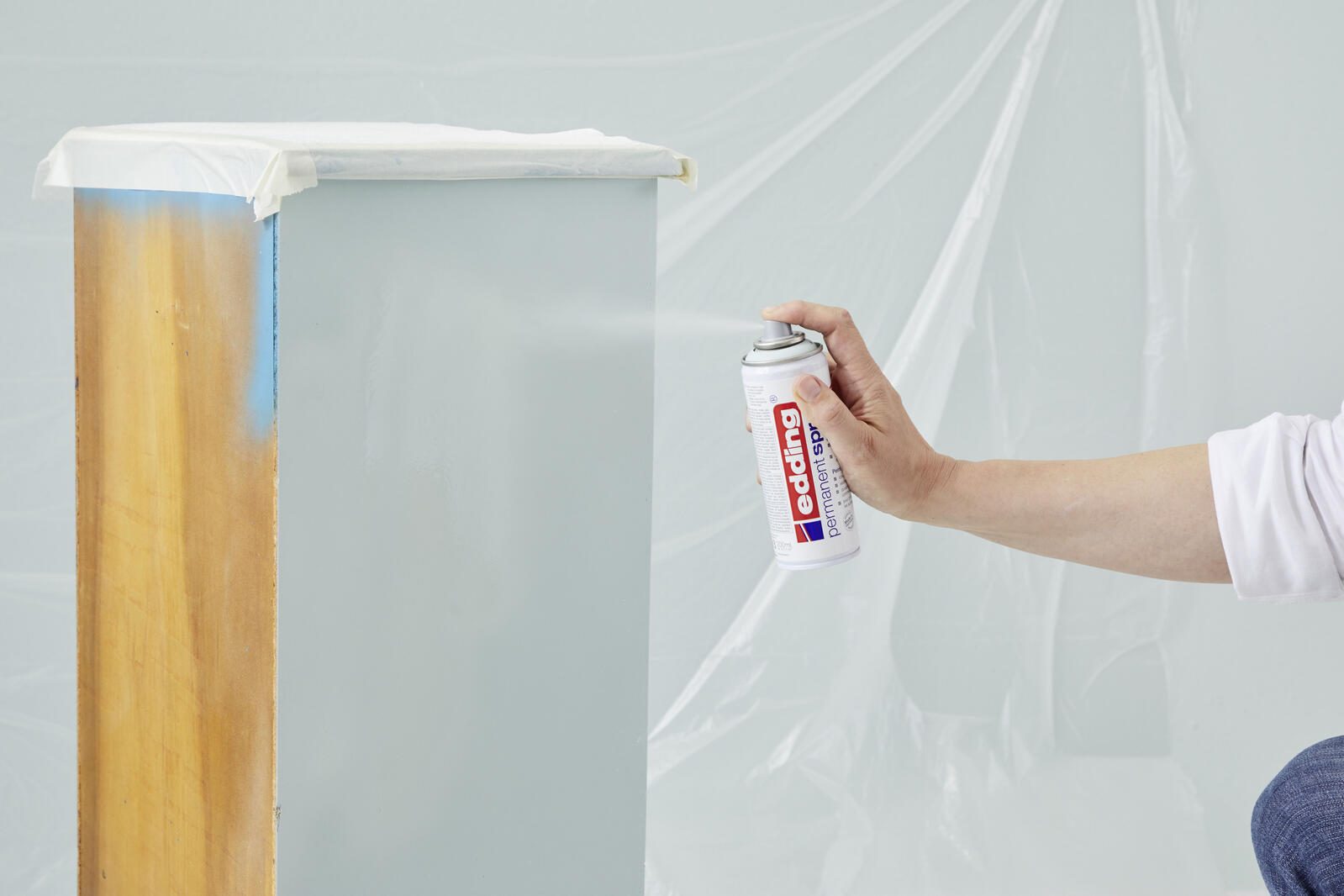 edding Sprühköpfe-Set weiß, schwarz, rot, gold