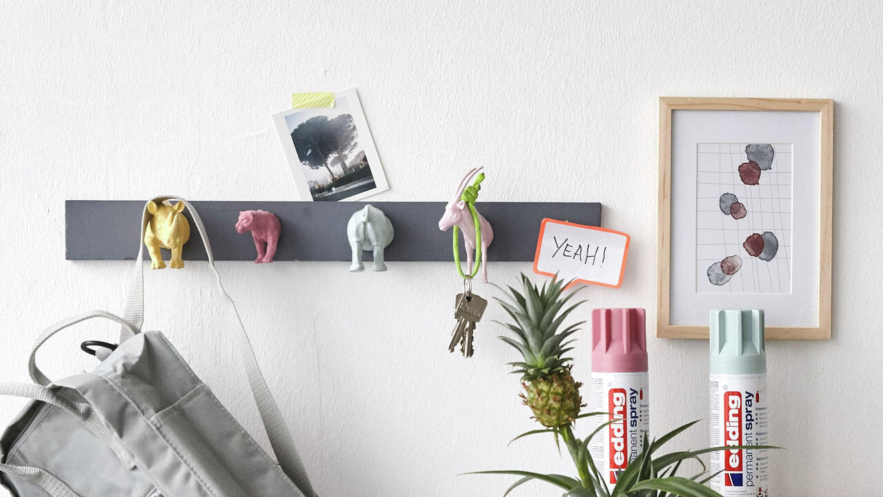 edding Sprühköpfe-Set weiß, schwarz, rot, gold