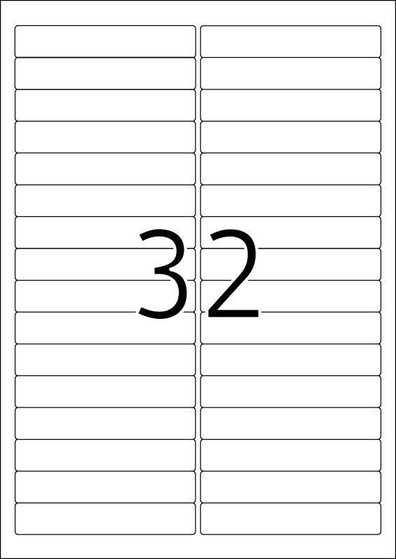 HERMA Etiketten 4209 weiß 96,0 x 16,9 mm