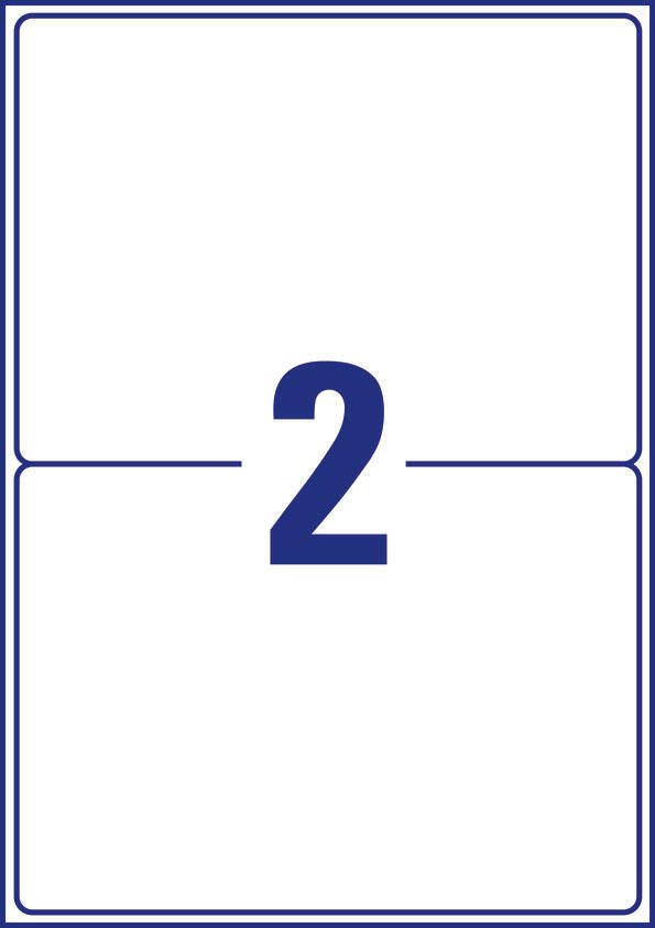 AVERY Zweckform Folien-Versandetiketten 199,6 x 289,1 mm