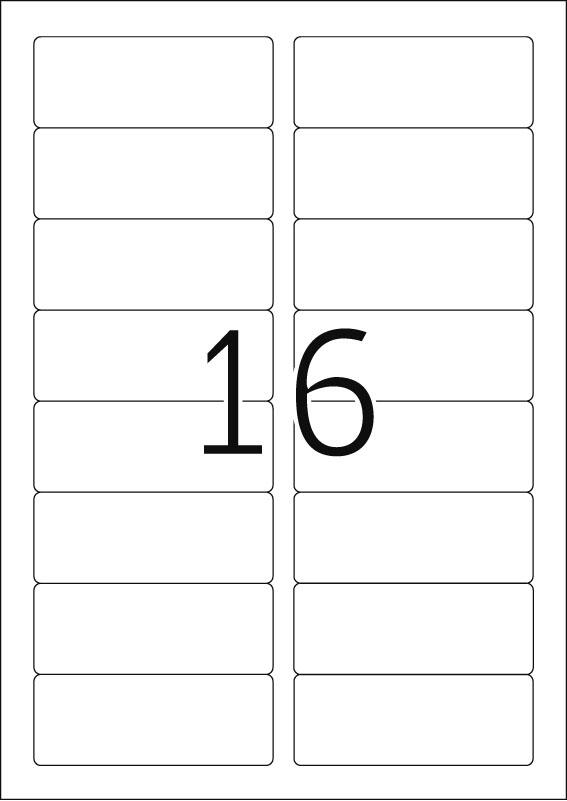 HERMA Namensetiketten 4515 weiß 88,9 x 33,8 mm
