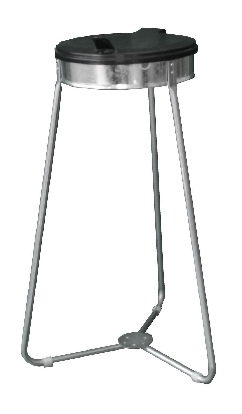 Müllsackständer 70,0 - 120,0 l schwarz, silber