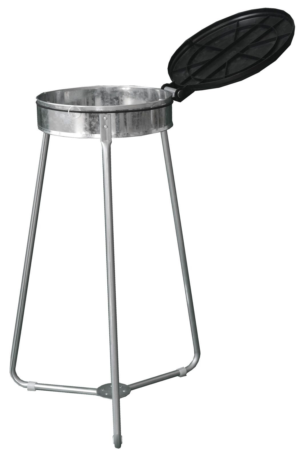 Müllsackständer 70,0 - 120,0 l schwarz, silber