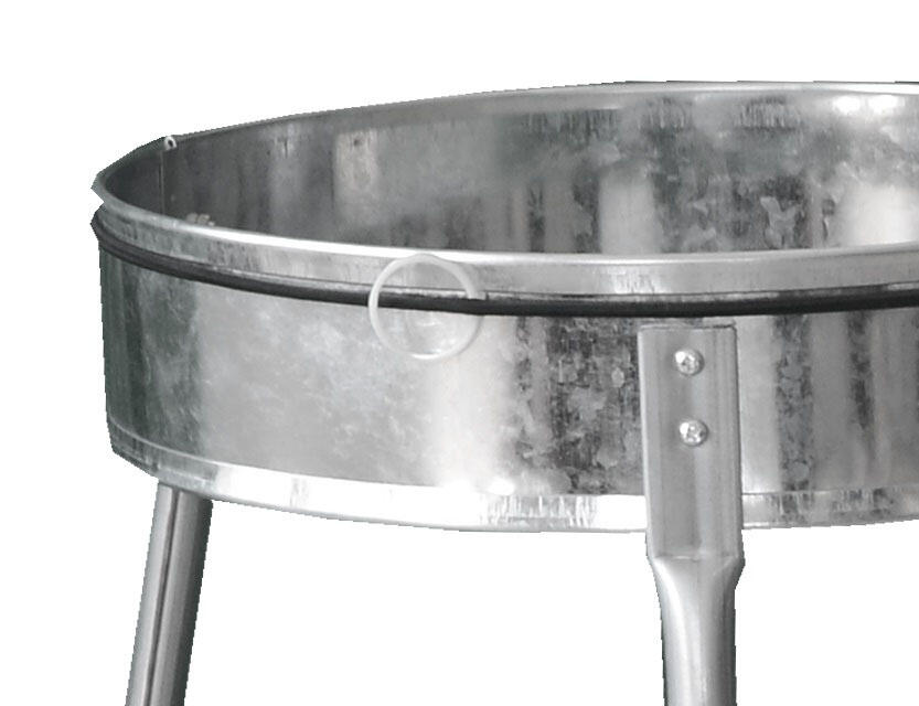 Müllsackständer 70,0 - 120,0 l schwarz, silber