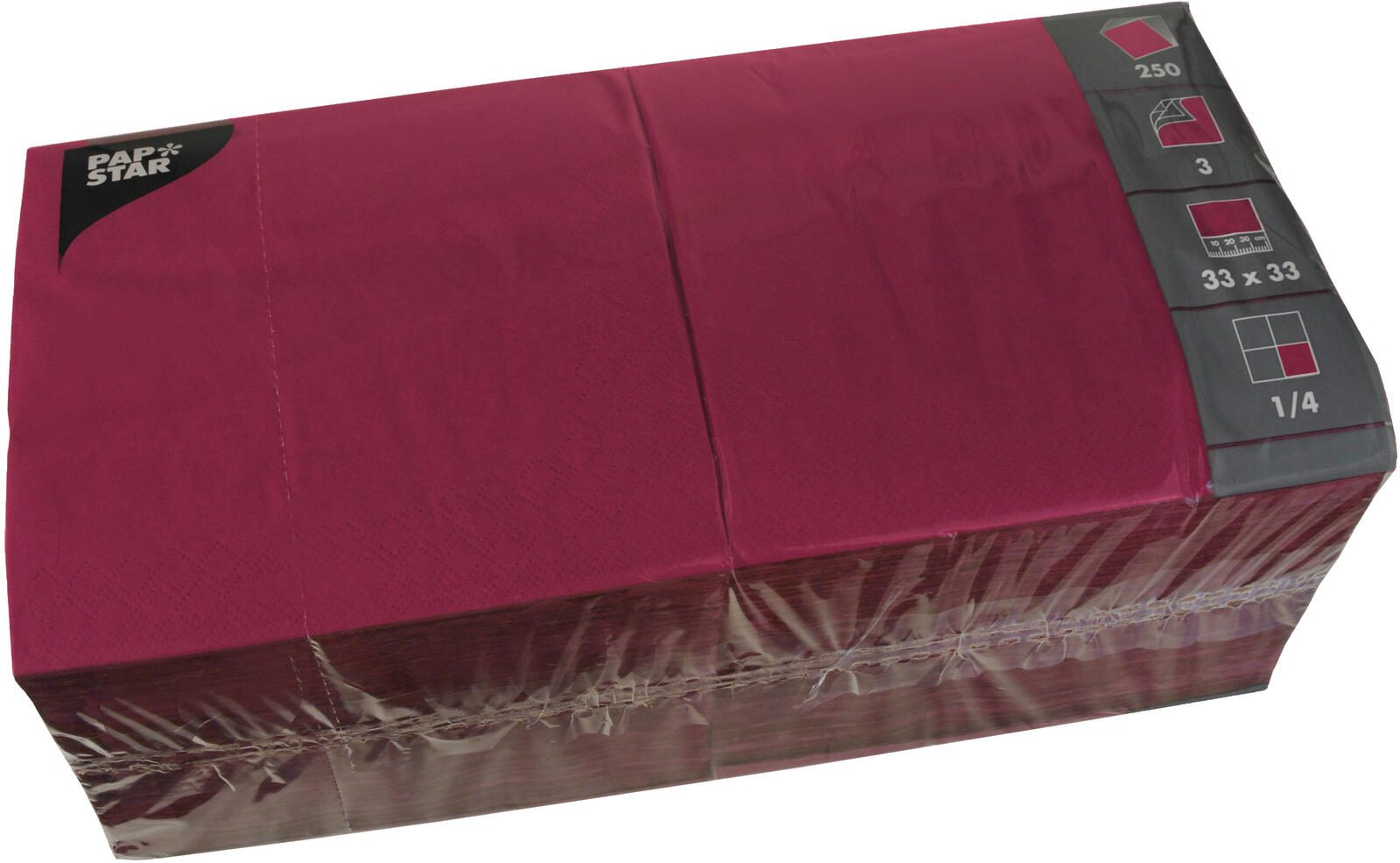 PAPSTAR Servietten 33,0 x 33,0 cm