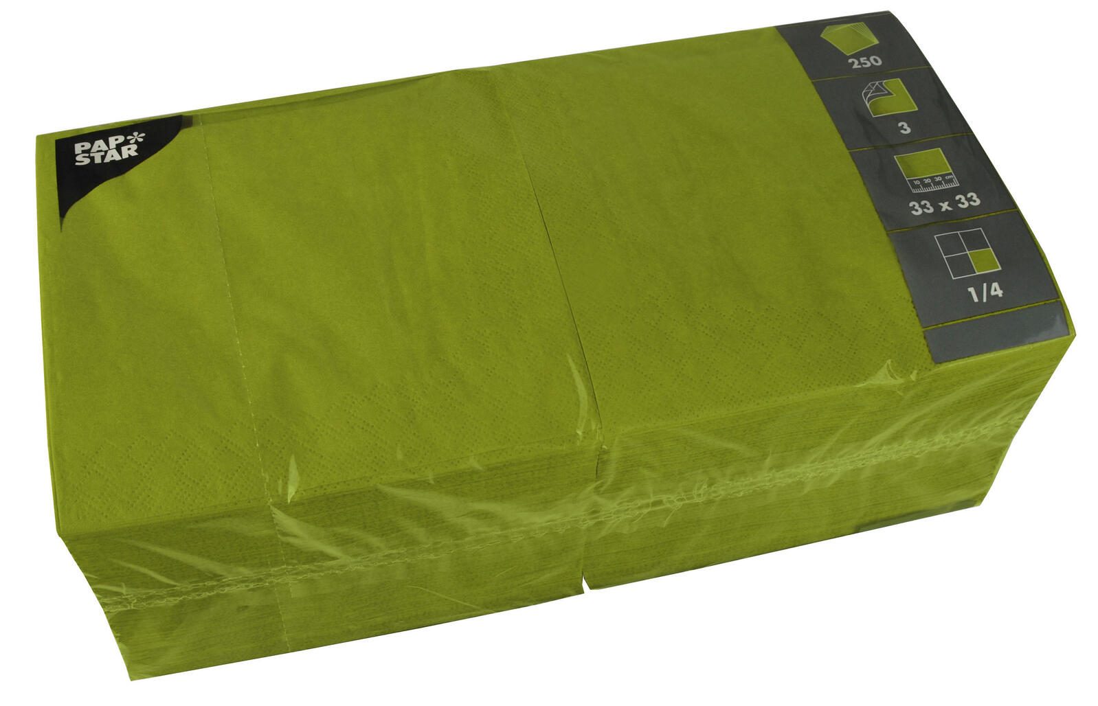 PAPSTAR Servietten 33,0 x 33,0 cm