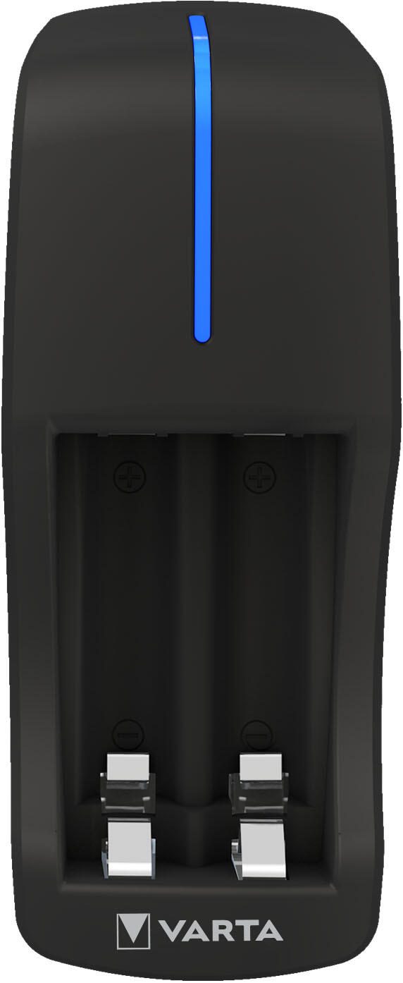VARTA Akku-Ladegerät inkl. Akkus Mini Charger + 2x Akku
