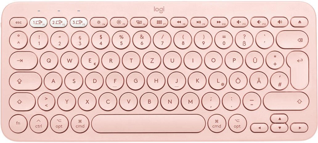 Logitech Tastatur kabellos K380 für Mac rosé