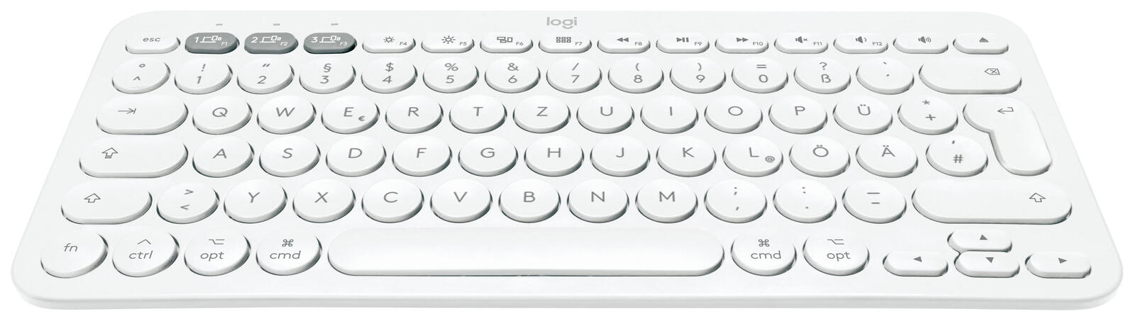 Logitech Tastatur kabellos K380 für Mac weiß