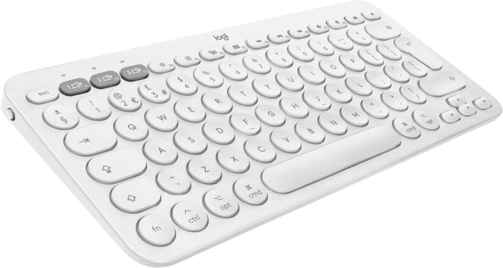 Logitech Tastatur kabellos K380 für Mac weiß