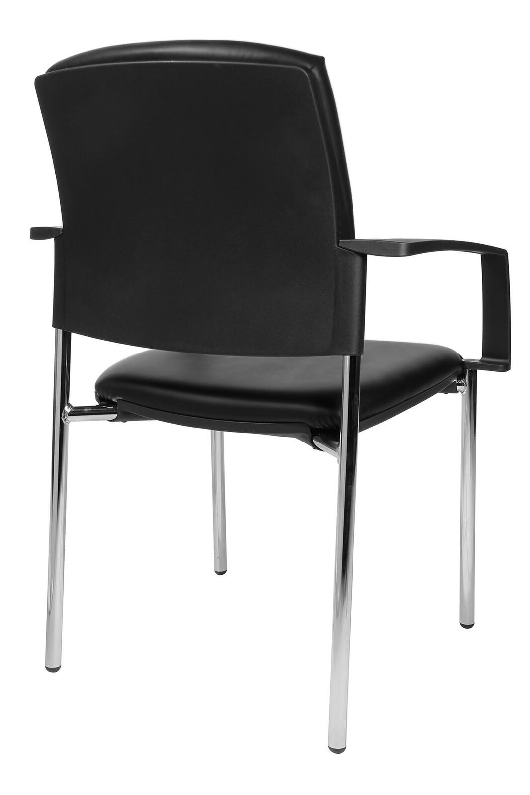 Topstar Besucherstühle BtoB 10 BB190A D10 Kunstleder schwarz