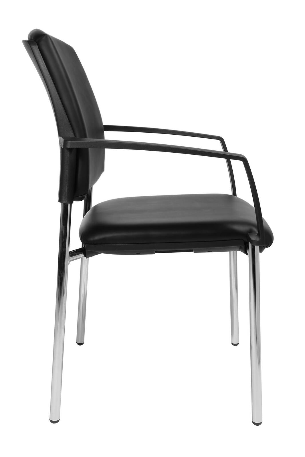 Topstar Besucherstühle BtoB 10 BB190A D10 Kunstleder schwarz