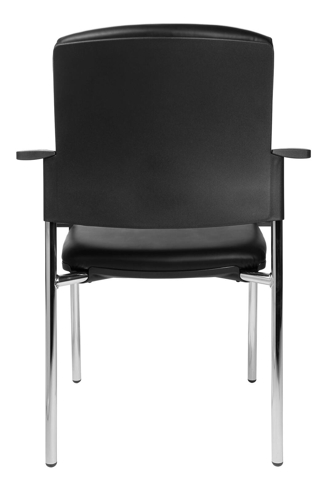 Topstar Besucherstühle BtoB 10 BB190A D10 Kunstleder schwarz