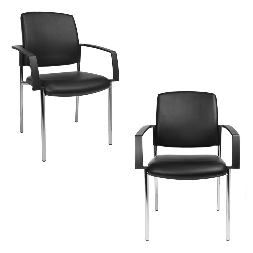 Topstar Besucherstühle BtoB 10 BB190A D10 Kunstleder schwarz