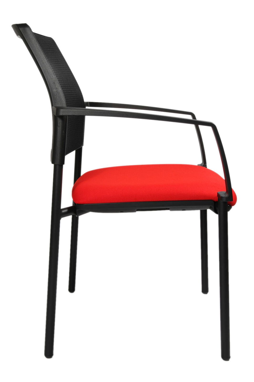 Topstar Besucherstuhl BtoB10 2er rt/sw